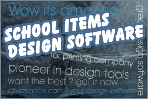 School Items Design Software, Online Custom Designer Tool